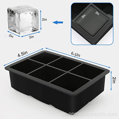Kundenspezifische Silikon-Eiswürfel-Tabletts-Formen